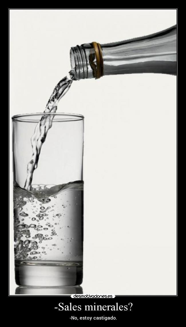 carteles sales minerales estoy castigado desmotivaciones