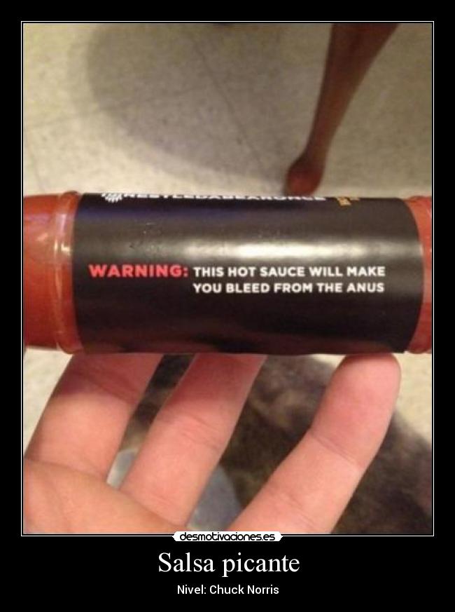 Salsa picante - Nivel: Chuck Norris