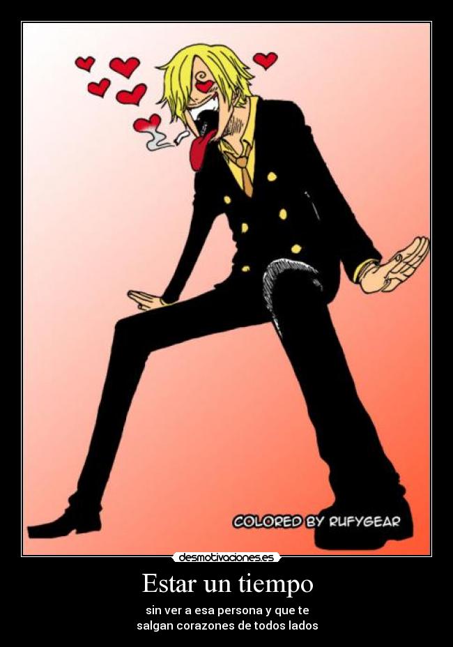 carteles mugiwarax one piece sanji aburro asi que subo otro cartel sin pensar desmotivaciones