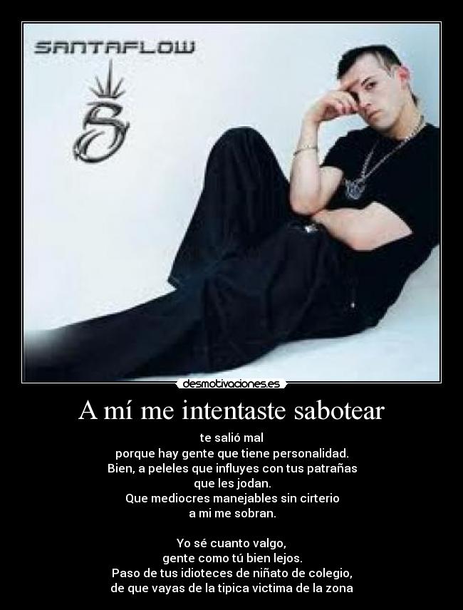 carteles santaflow cancion gorda desmotivaciones