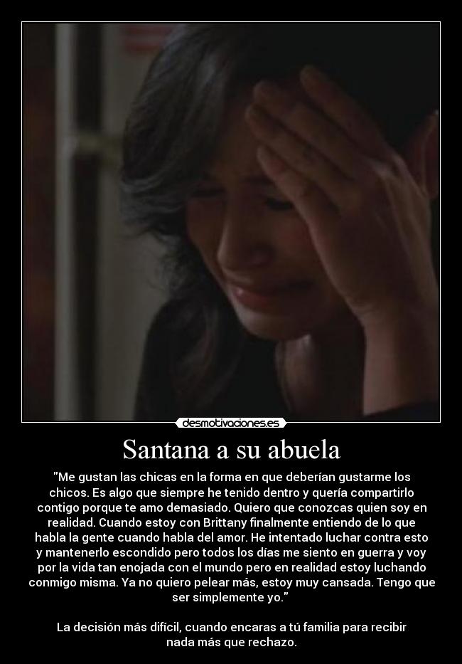 Santana a su abuela - 