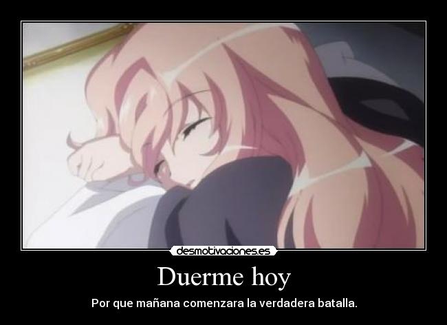 Duerme hoy -
