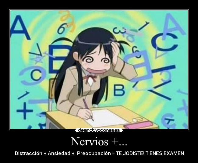 carteles lero lero tienes examen desmotivaciones