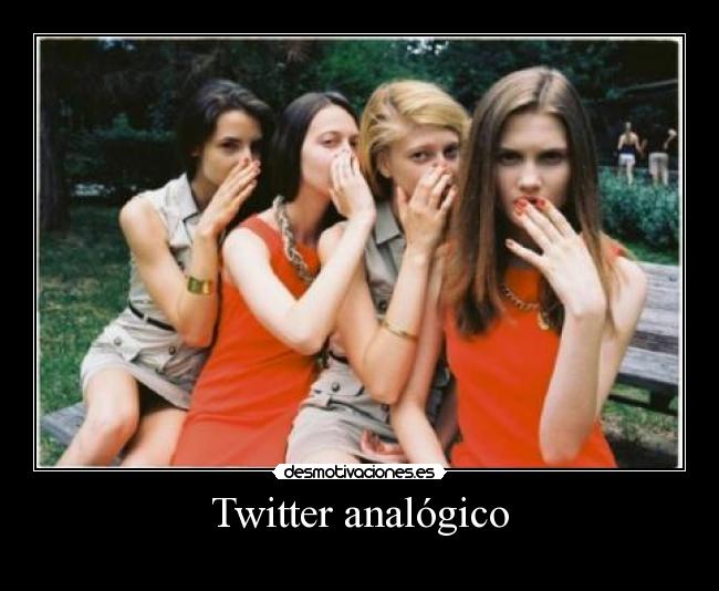 Twitter analógico -
