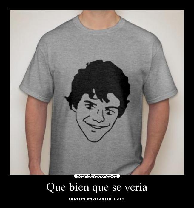 carteles remera cara gris negra caricatura silueta desmotivaciones