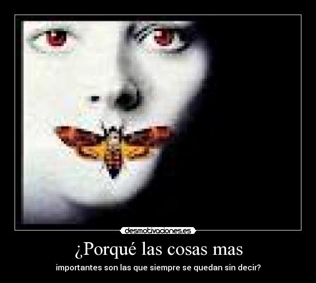 ¿Porqué las cosas mas -