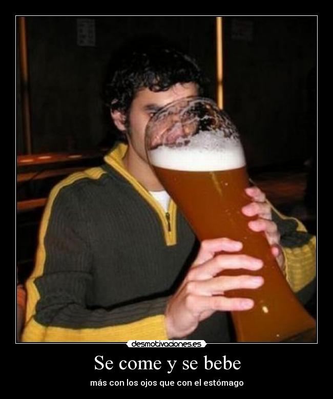 Se come y se bebe -