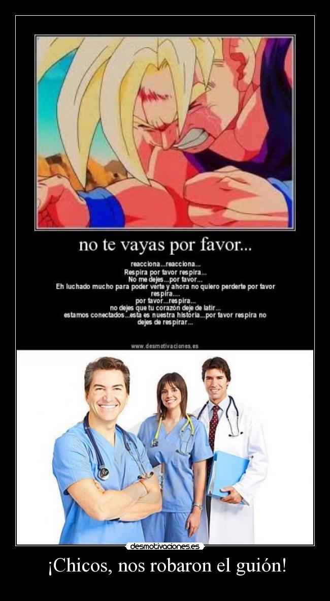 ¡Chicos, nos robaron el guión! - 