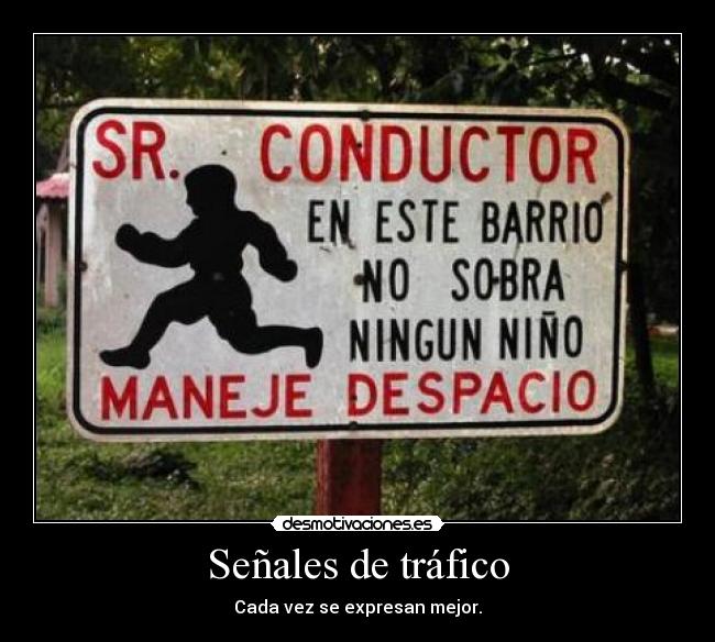 Señales de tráfico -