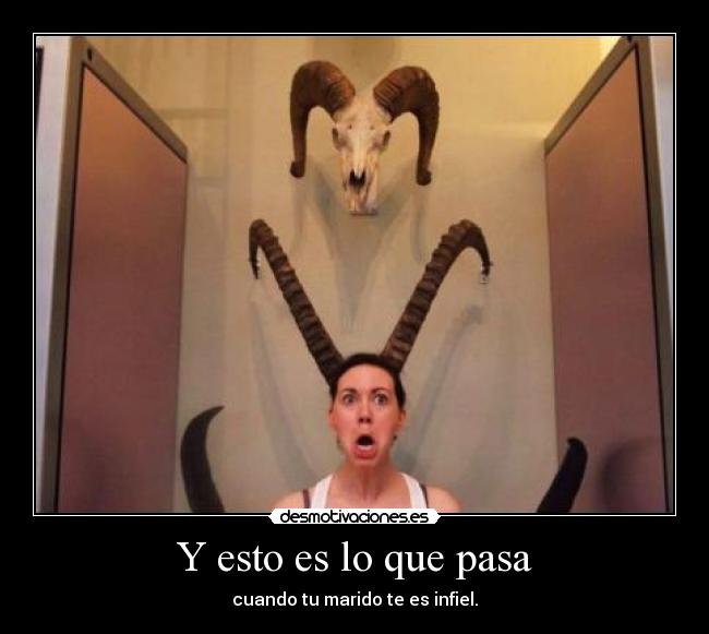 Y esto es lo que pasa - 