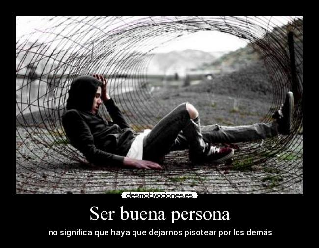 Ser buena persona - 