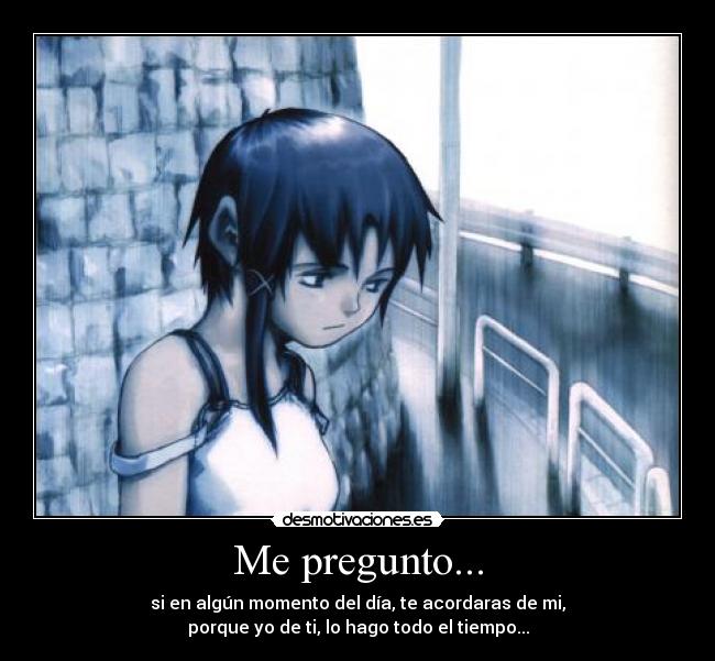 Me pregunto... -
