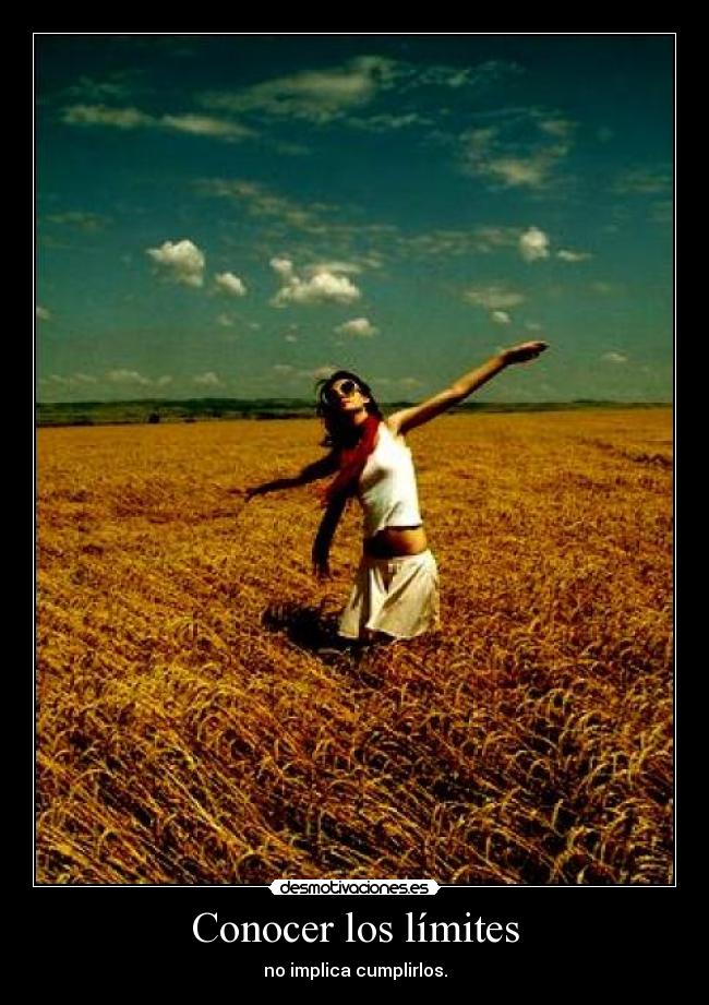 Conocer los límites - 