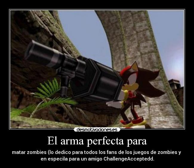 carteles bloodwolf arma zombies shadow challengeacceptedd desmotivaciones