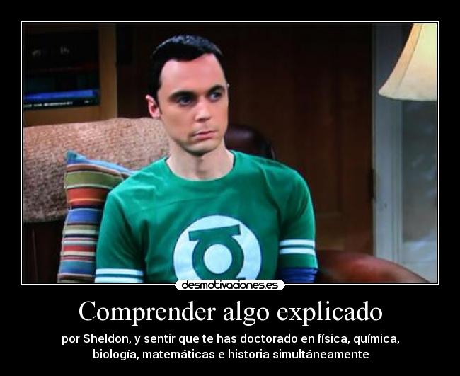 Comprender algo explicado -