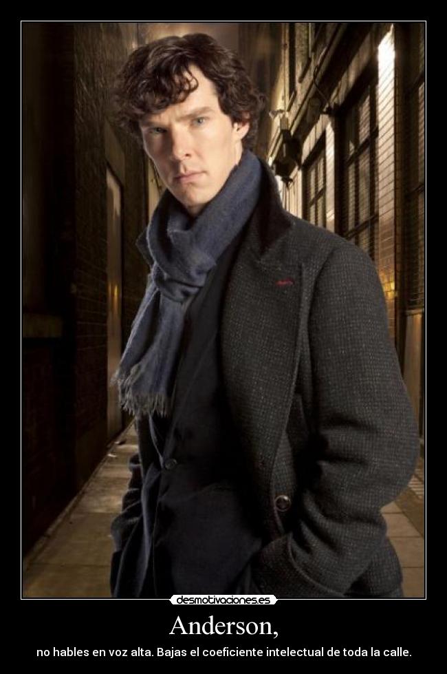 carteles anderson cuando quieras vuelves sherlock benedict cumberbatch desmotivaciones