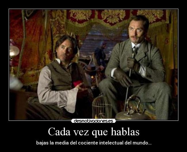 carteles sherlock holmes efejota desmotivaciones