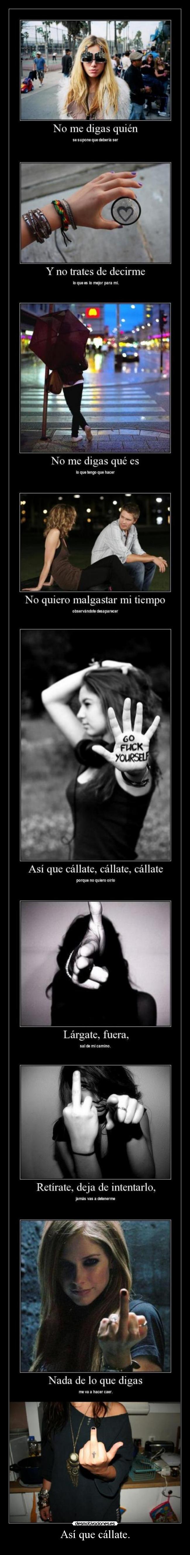 carteles shut desmotivaciones