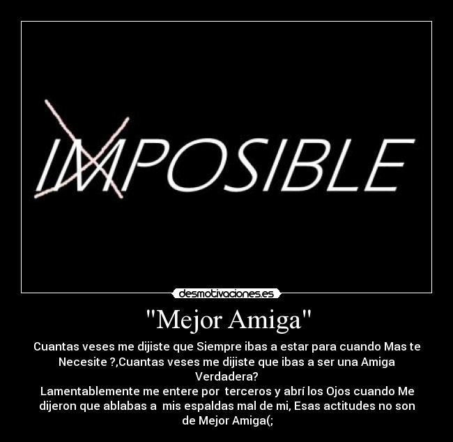 Mejor Amiga -