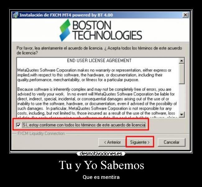 Tu y Yo Sabemos - Que es mentira