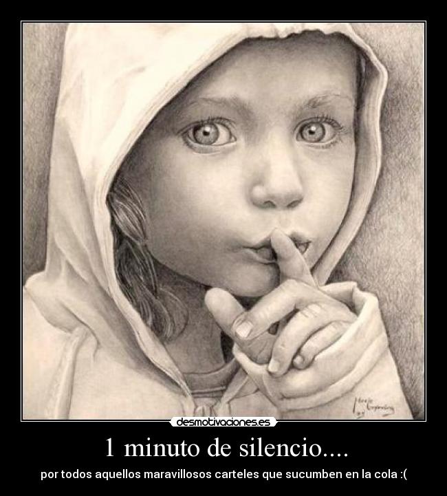 1 minuto de silencio.... - 