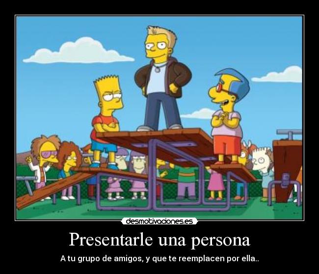 Presentarle una persona -