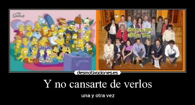 carteles simpson aqui hay quien viva desmotivaciones