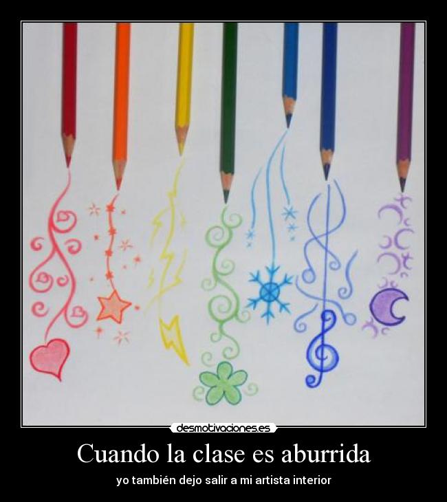 Cuando la clase es aburrida -