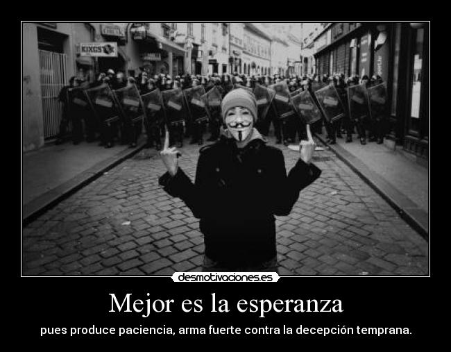 Mejor es la esperanza - 