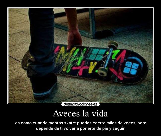 Aveces la vida -