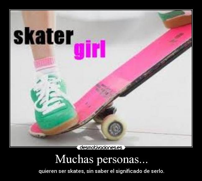 Muchas personas... -