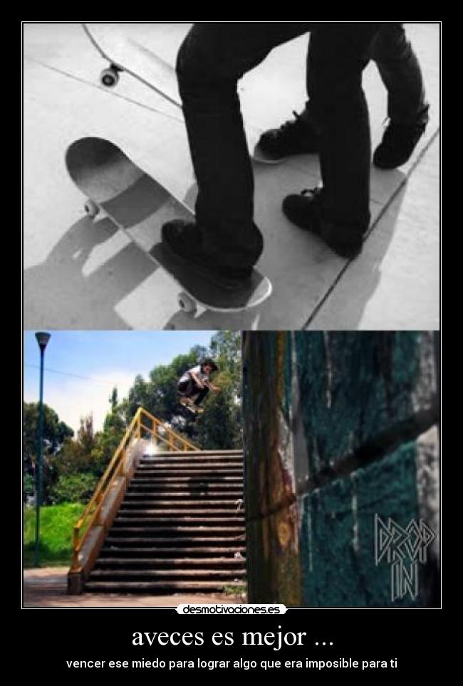 aveces es mejor ... -