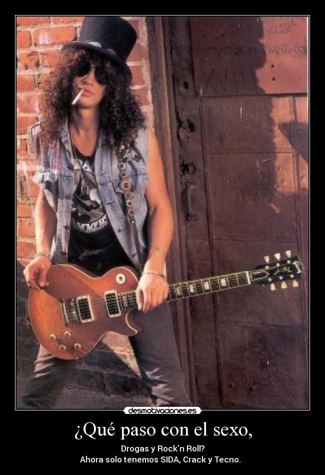 ¿Qué paso con el sexo, -