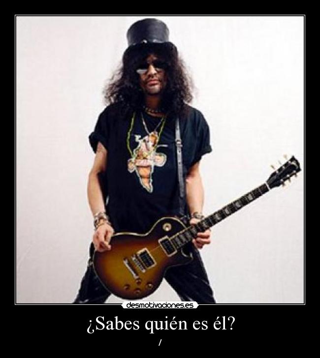 ¿Sabes quién es él? - /