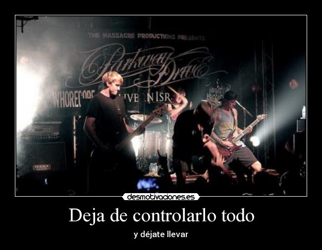 Deja de controlarlo todo - 