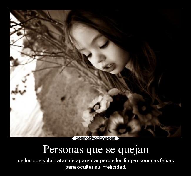 Personas que se quejan -