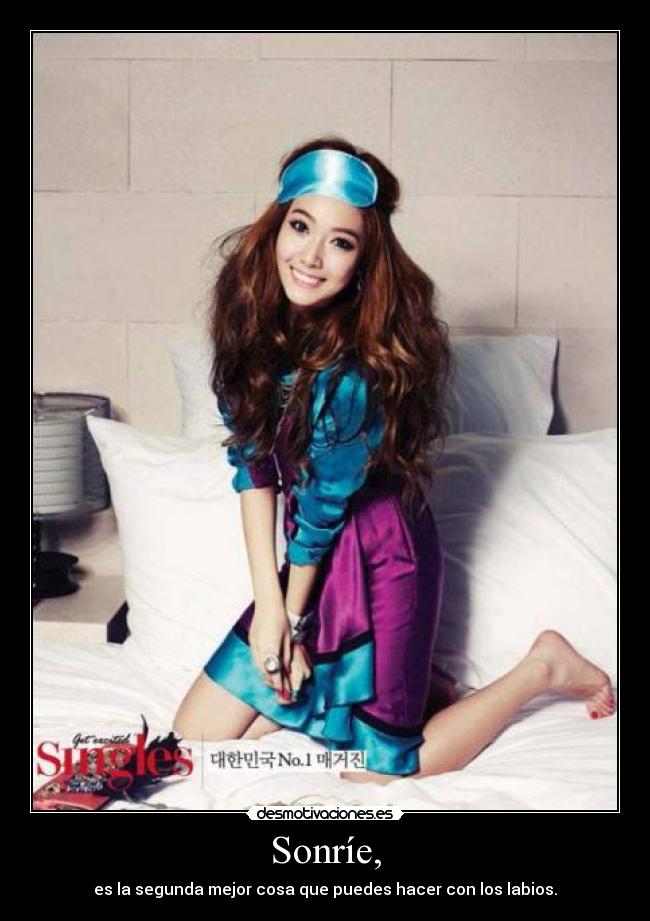 Sonríe, -