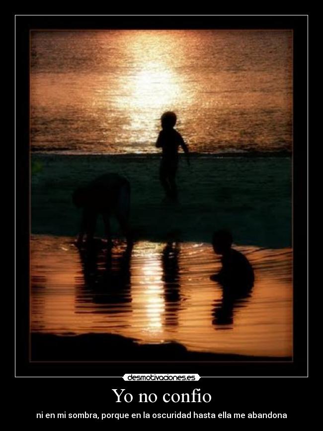 Yo no confio -