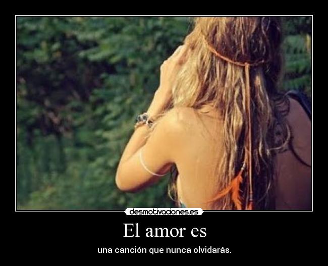 El amor es -