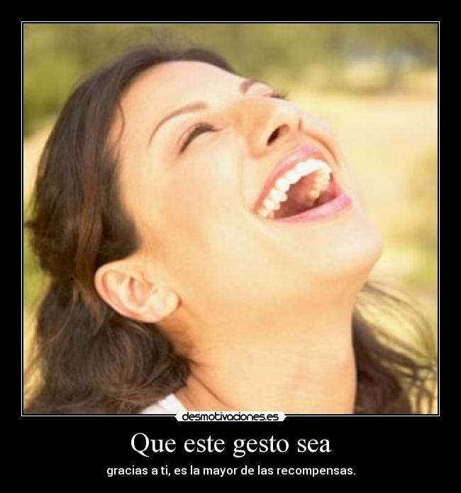 Que este gesto sea - 