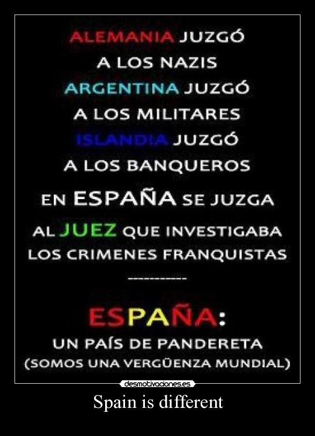 Spain is different -