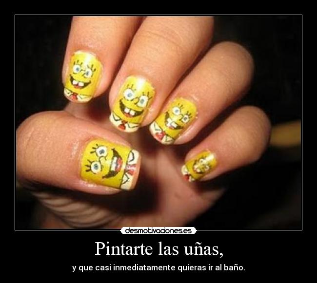 Pintarte las uñas, - 