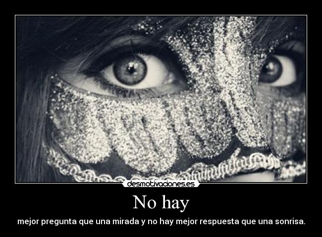 No hay -