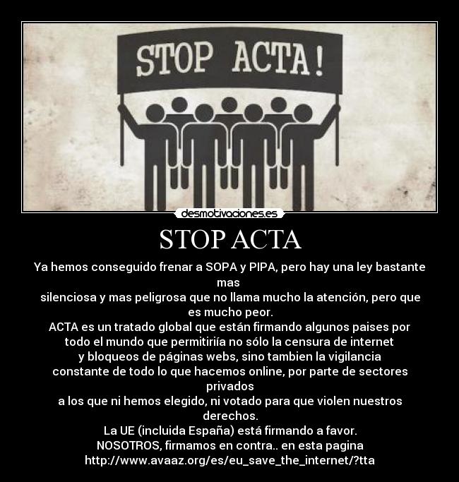 STOP ACTA -