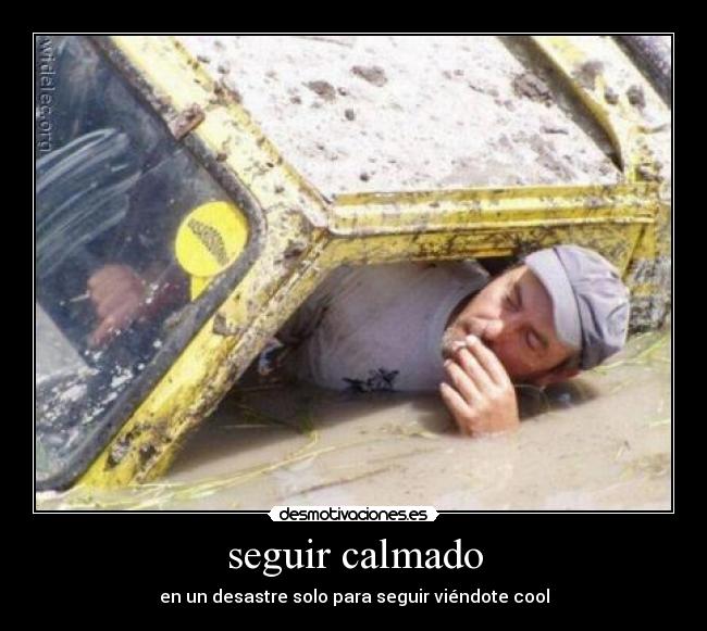 seguir calmado - 