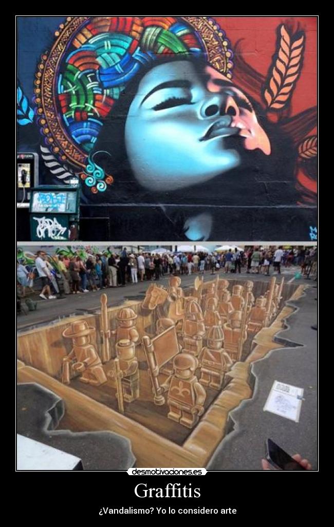 Graffitis - ¿Vandalismo? Yo lo considero arte