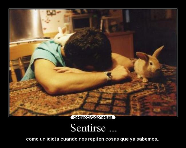 Sentirse ... -