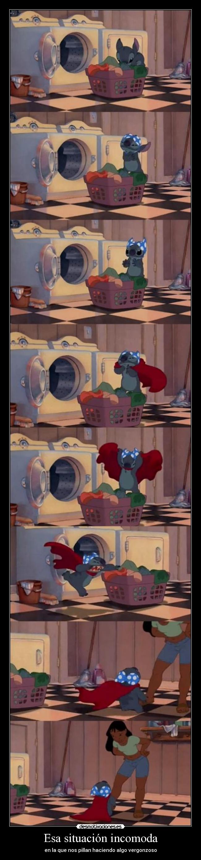 Esa situación incomoda -