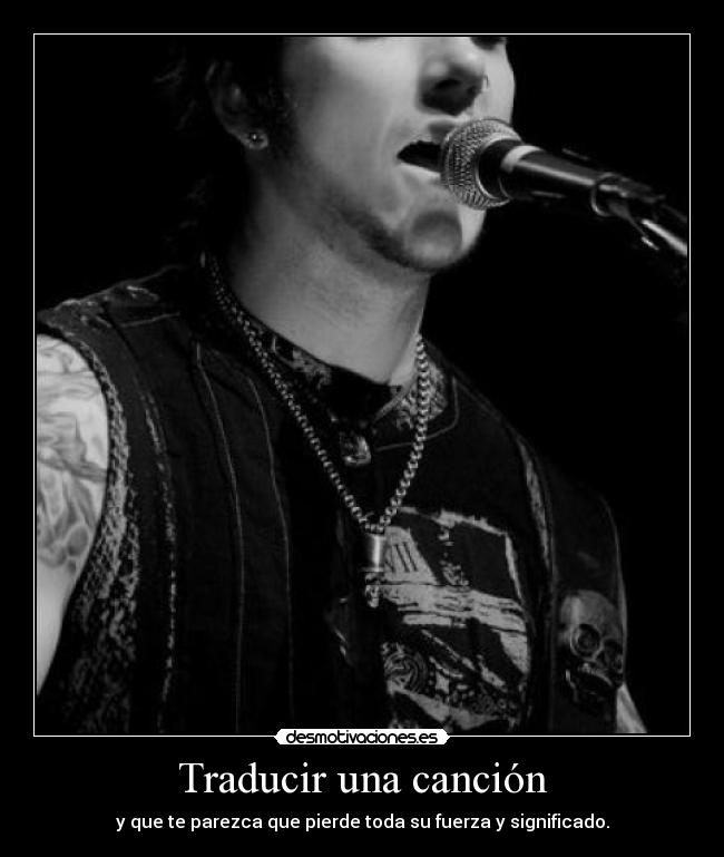 Traducir una canción - 