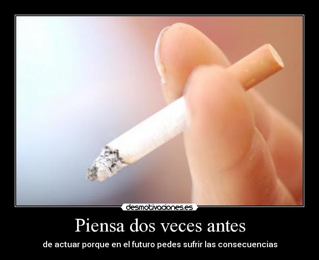 Piensa dos veces antes -